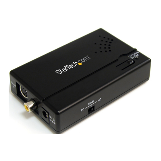 StarTech.com 8STVID2VGATV2 Manual