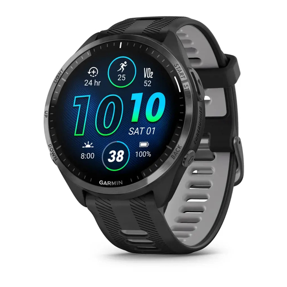 Garmin FORERUNNER 965 Owner's Manual