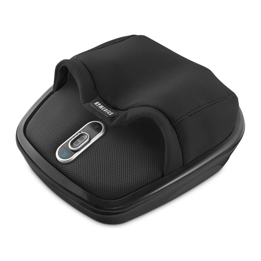 Homedics Shiatsu Air Max FMS-307HJ Manual