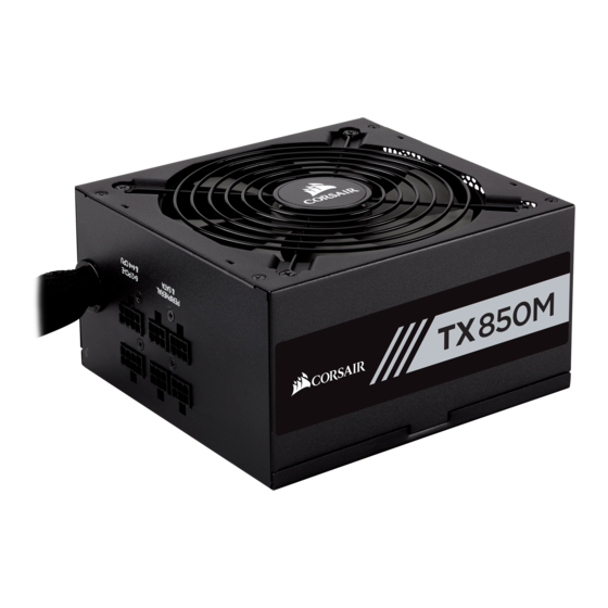 Corsair TX850M Manual