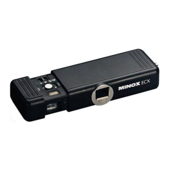 Minox ECX flash Instructions Manual