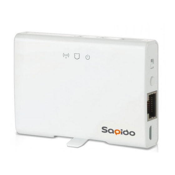 Sapido BRB72n Quick Installation Manual