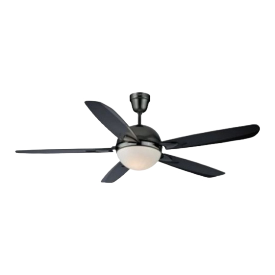 Rubine RCF-PA200-5BL Ceiling Fan Manuals