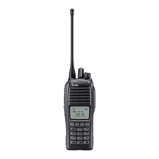Icom ic-F3262DT Instruction Manual
