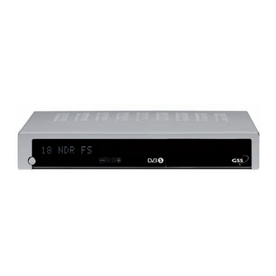 GSS DRS 550 HDMI Operating Instructions Manual