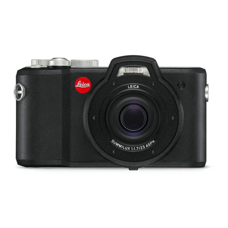 Leica  X-U 113 Instructions Manual