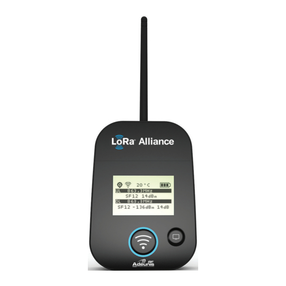 Adeunis RF ARF8123AA User Manual