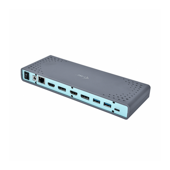 i-tec CADUAL4KDOCK User Manual