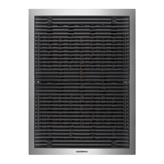 Gaggenau VR 414 Installation Instructions Manual