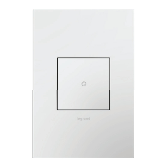 LEGRAND adorne WNAL23 Quick Start Manual