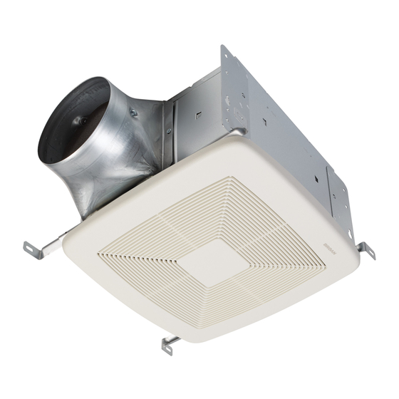 Broan QTXE150 Instructions Manual