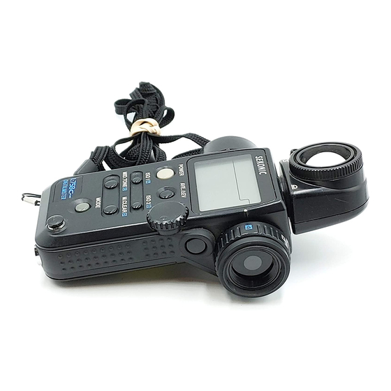 Sekonic L-758C Operating Manual