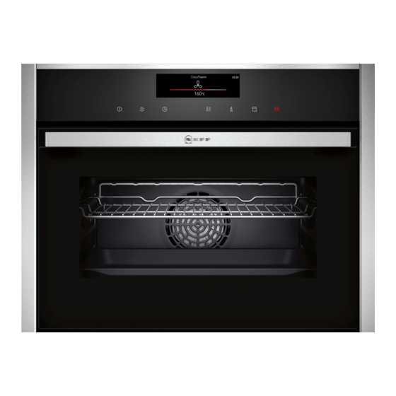 NEFF C18FT28G0 Instruction Manual