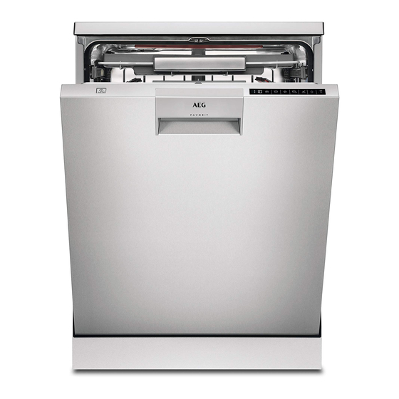 AEG FFB83806PM Freestanding Dishwasher Manuals