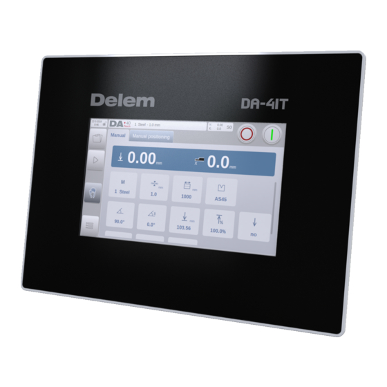 Delem DA-40T Series Manuals