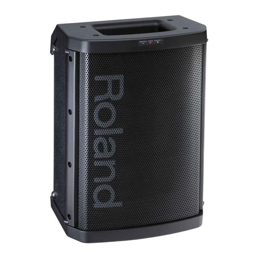 Roland BA-55 - Battery-Powered Portable Amplifier Manual