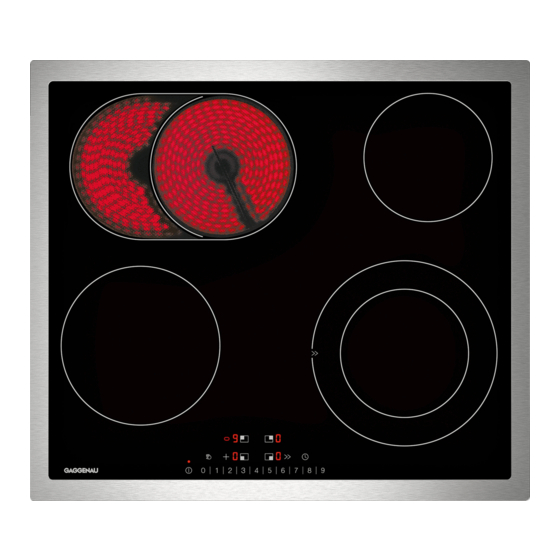 Gaggenau 200 Series Installation Instructions Manual