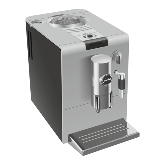 Jura ENA X1 Instructions For Use Manual