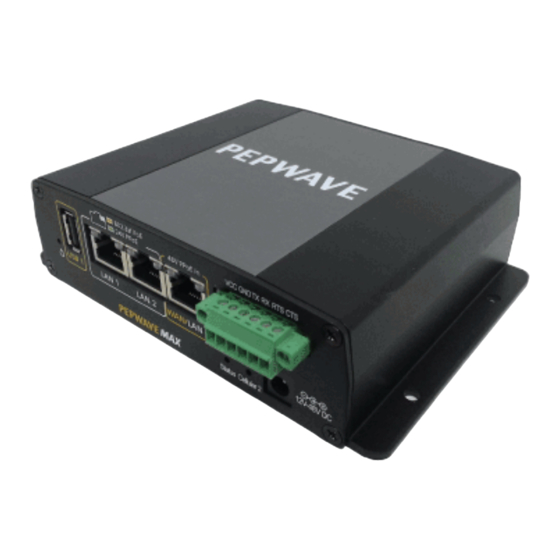 Pepwave MAX 700 User Manual