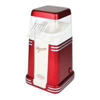 Nostalgia Electrics MINI RETRO POPCORN MAKER RHP-310 Instructions And Recipes Manual