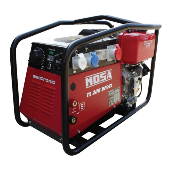 Mosa TS 200 KDES/EL Manuals