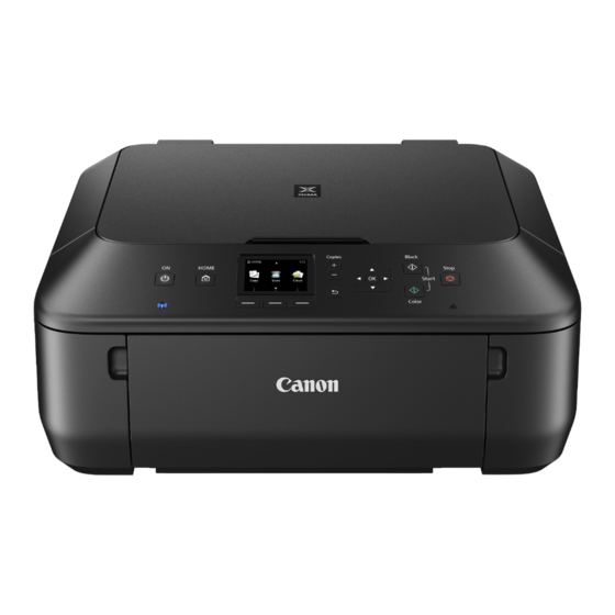 Canon Pixma MG5600 Series Quick Start Manual