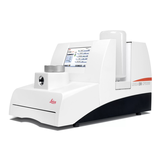 Leica EM CPD300 Operating Manual
