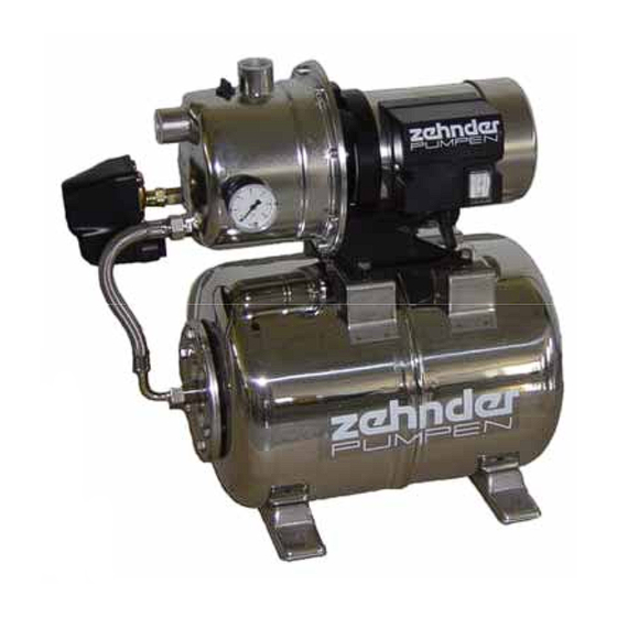 Zehnder Pumpen EP Series Operating Instructions Manual