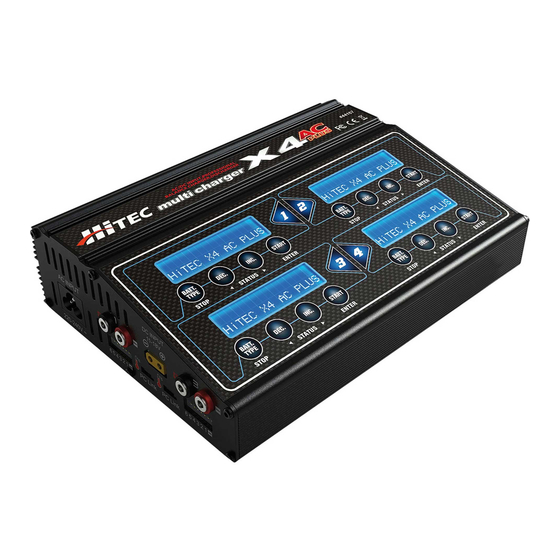 HITEC X4AC PLUS Manuals