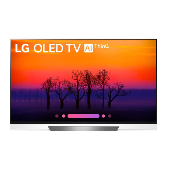 LG OLED55E8PUA 55-inch OLED TV Manuals
