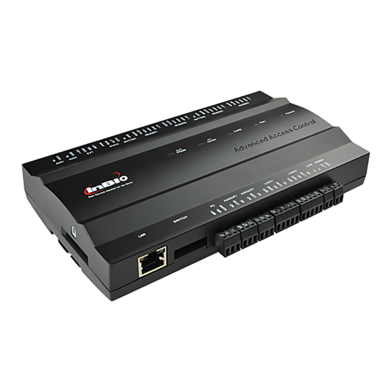 ZKaccess inBio Series Quick Start Manual
