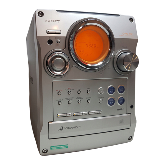Sony SS-SCL1 Service Manual