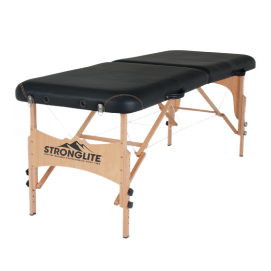 StrongLite Portable Massage Table Package Olympia Setup Manual