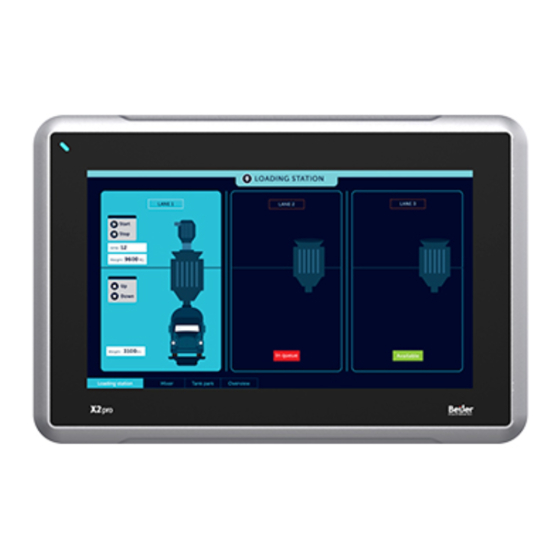 Beijer Electronics X2 base 5 v2 Installation Manual
