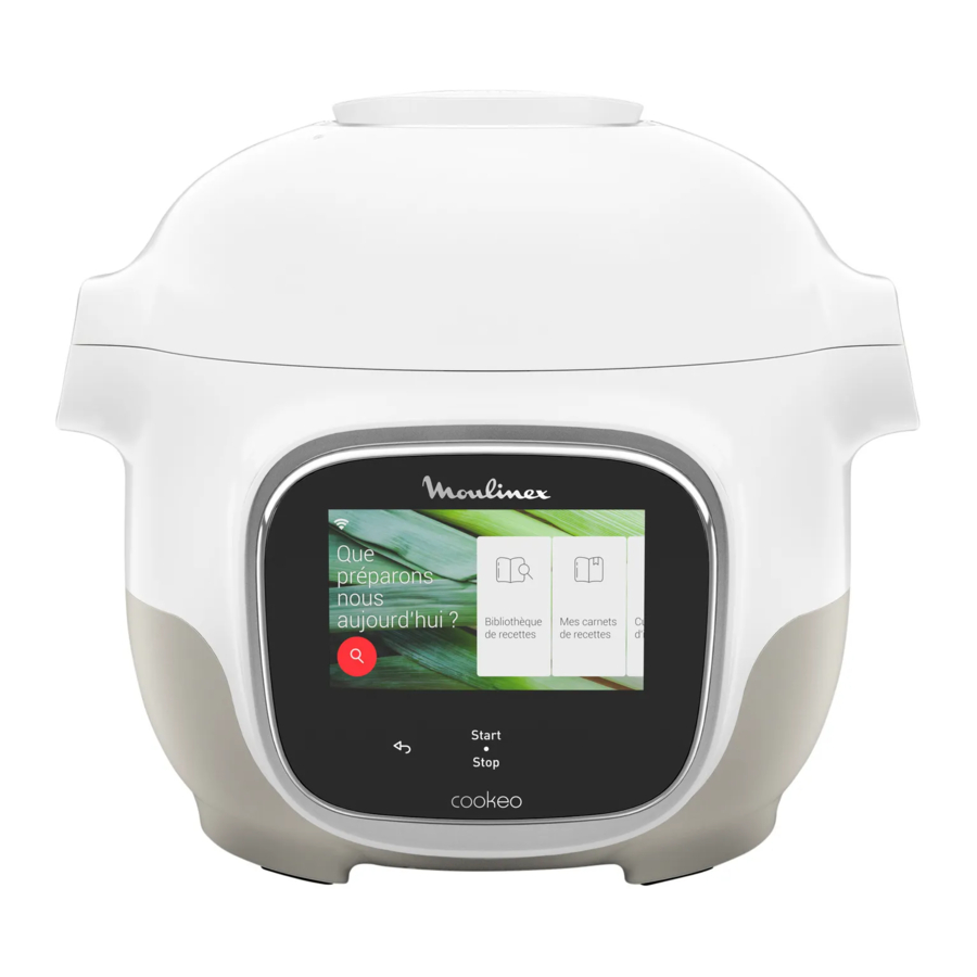 Moulinex cookeo touch mini CE922110 Manual