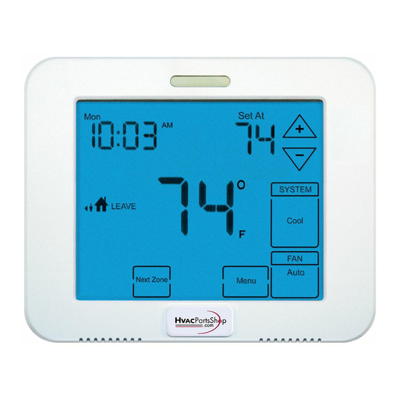 User Manuals: Vive Comfort TP-S-955C Thermostat