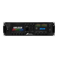 Fractal Audio Axe-Fx III Owner's Manual