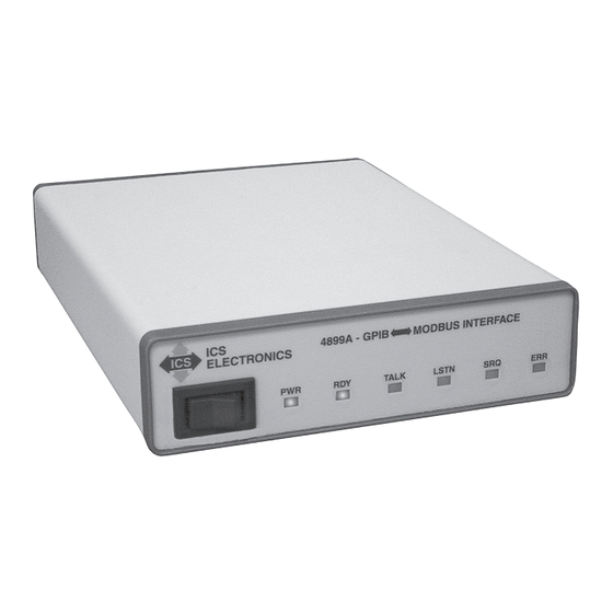 ICS ELECTRONICS 4809A Instruction Manual