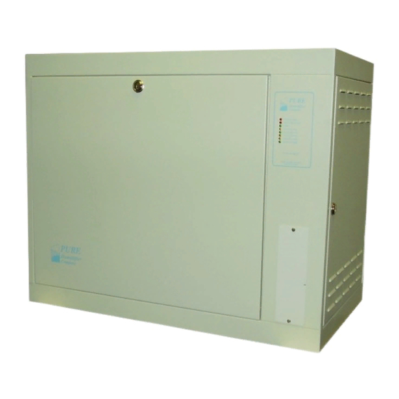 Pure Humidifier ECDDR Series Installation Instructions And Operation And Maintenance Manual