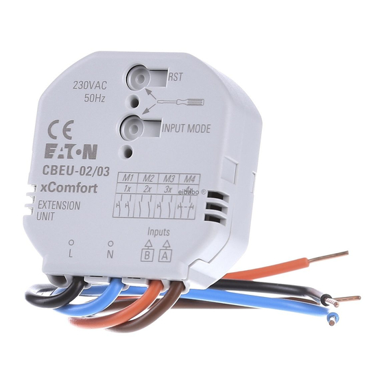 Eaton CBEU-02 Instruction Leaflet
