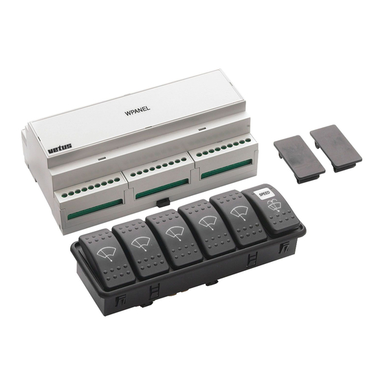 Vetus WPANEL Operation Manual