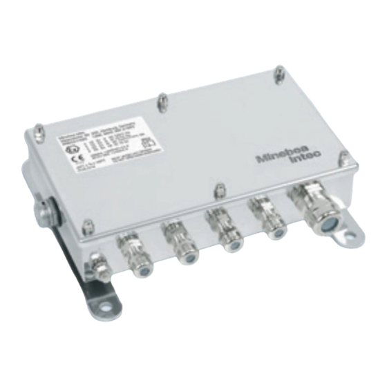 Minebea Intec PR 6130/64Sa Installation Manual