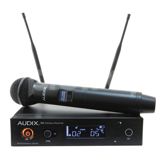 Audix Performance AP41 User Manual