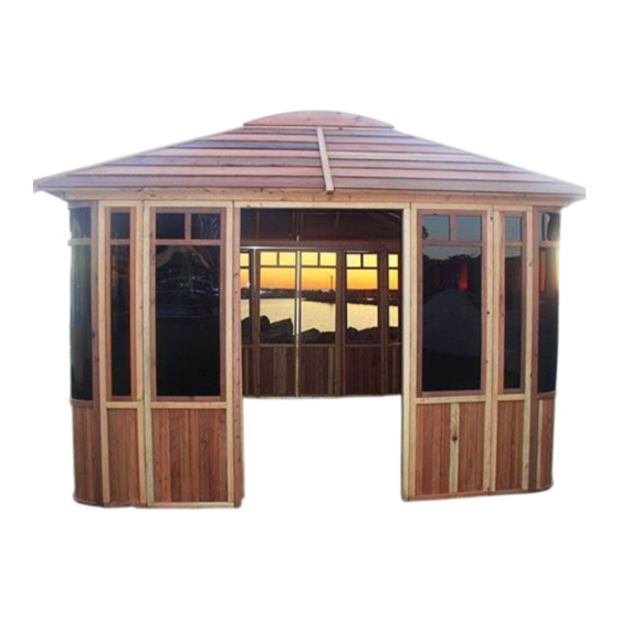 Forever Redwood DIY Wood Gazebo Assembly Instructions Manual
