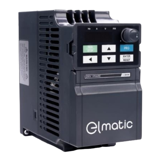 ELMARK elmatic ED2000 Frequency Drives Manuals