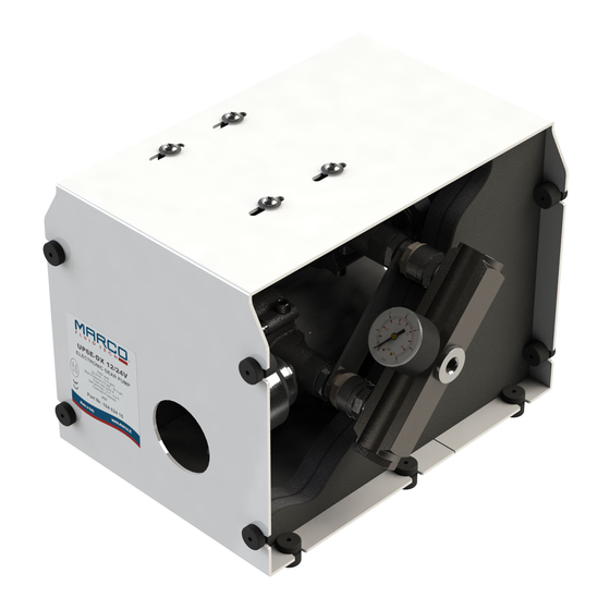 Marco UP66/E-DX Instructions For Use Manual