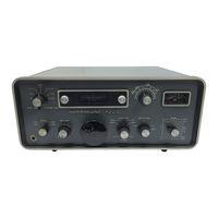 Hammarlund HQ-215 Instruction And Service Information