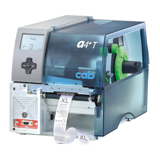 CAB A4+T Operator's Manual