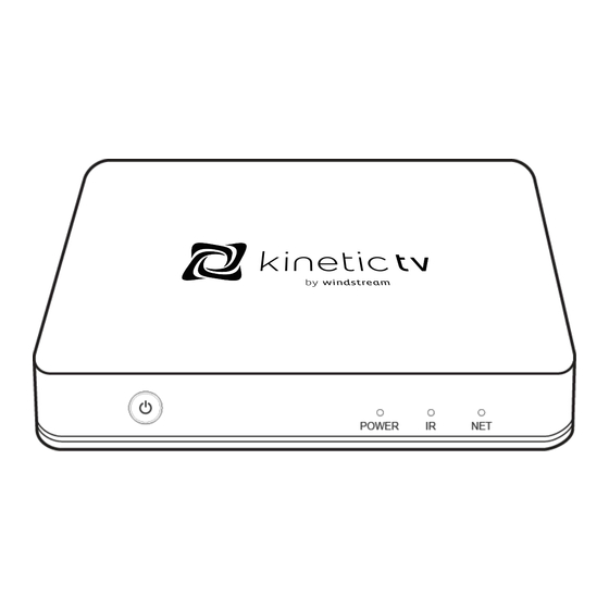 WindStream Technologies KineticTV Box Manuals