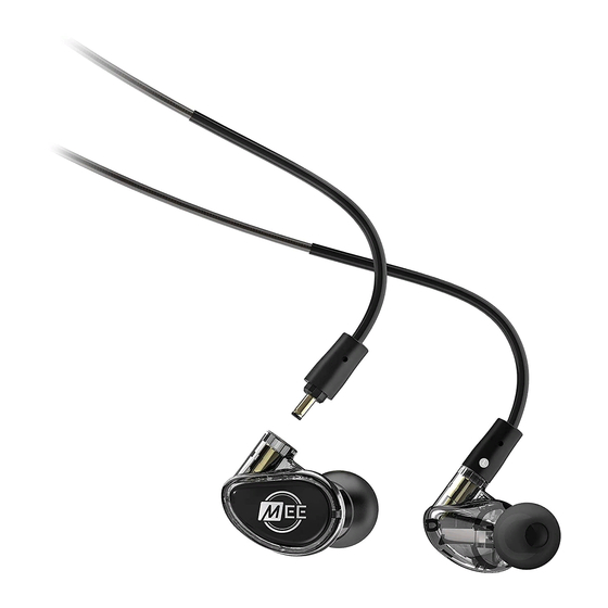 MEE AUDIO MEE Professional MX1PRO Quick Start Manual